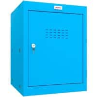 Phoenix Steel Locker 1 Doors Key lock 400 x 400 x 520 mm Blue