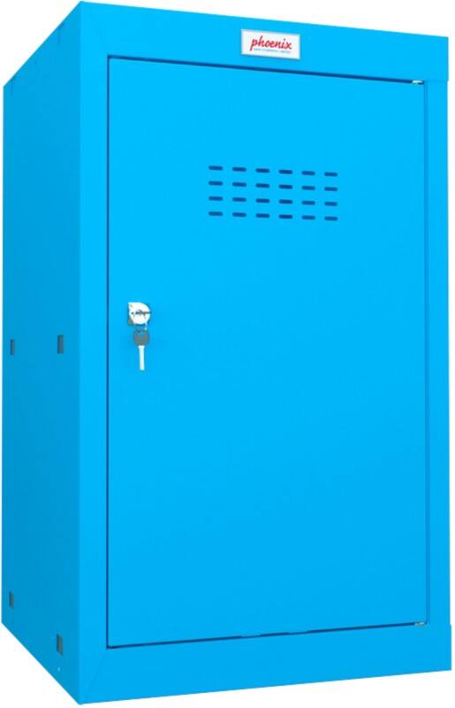 Phoenix Steel Locker 1 Doors Key lock 400 x 400 x 665 mm Blue