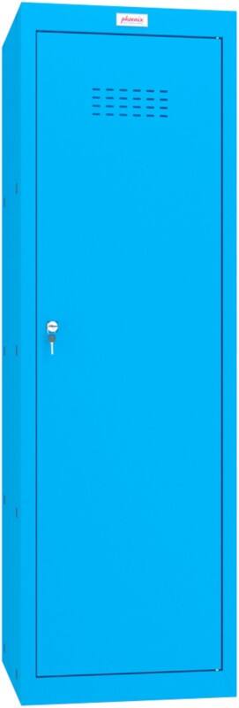 Phoenix Steel Locker 1 Doors Key lock 400 x 400 x 1,265 mm Blue