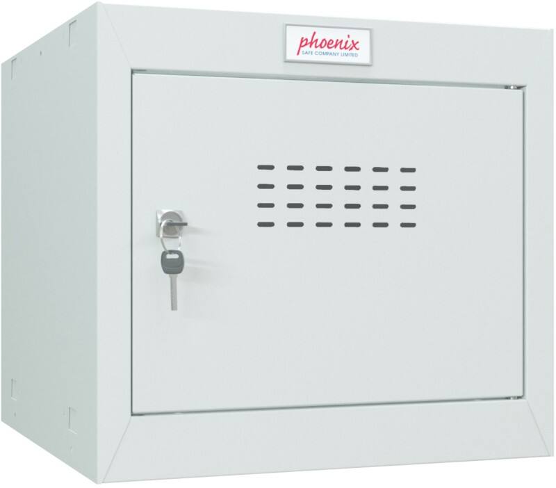 Phoenix Steel Locker 1 Doors Key lock 400 x 400 x 365 mm Grey