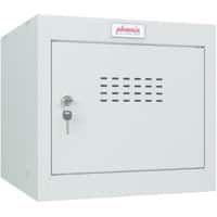 Phoenix Steel Locker 1 Doors Key lock 400 x 400 x 365 mm Grey