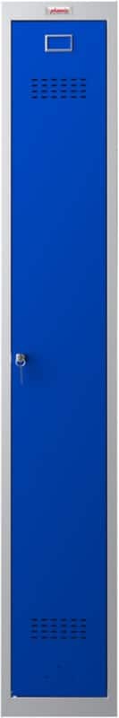 Phoenix Personal Lockers Steel Locker 1 Doors Key lock 300 x 500 x 1,830 mm Blue, Grey