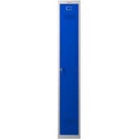 Phoenix Personal Lockers Steel Locker 1 Doors Key lock 300 x 500 x 1,830 mm Blue, Grey