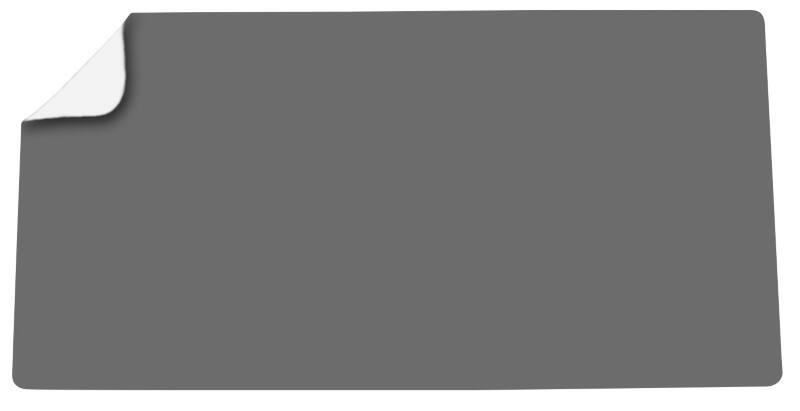 Deflecto Desk Mat Faux Leather, PVC (Polyvinyl Chloride) Grey, White 80 x 40 cm