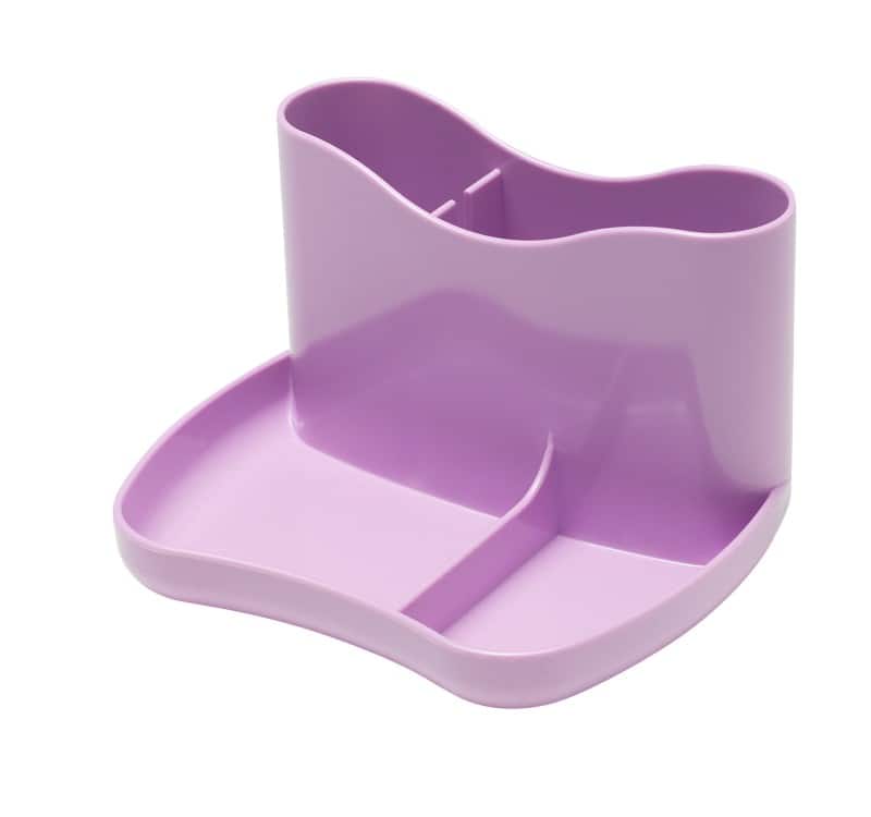 Deflecto Kaddymaster Desk Organiser 1 Compartments Plastic Lavender