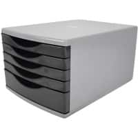 Deflecto Desktop Drawers Plastic Black 5 Drawers 29 x 40.3 x 33.7 cm