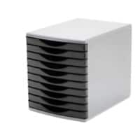 Deflecto Desktop Drawers Plastic Black 10 Drawers 29 x 40.3 x 33.7 cm