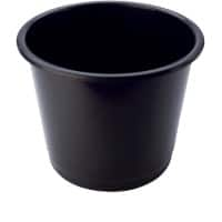 Deflecto Waste Bin 14 L Black PS (Polystyrene) CP025RCBLK