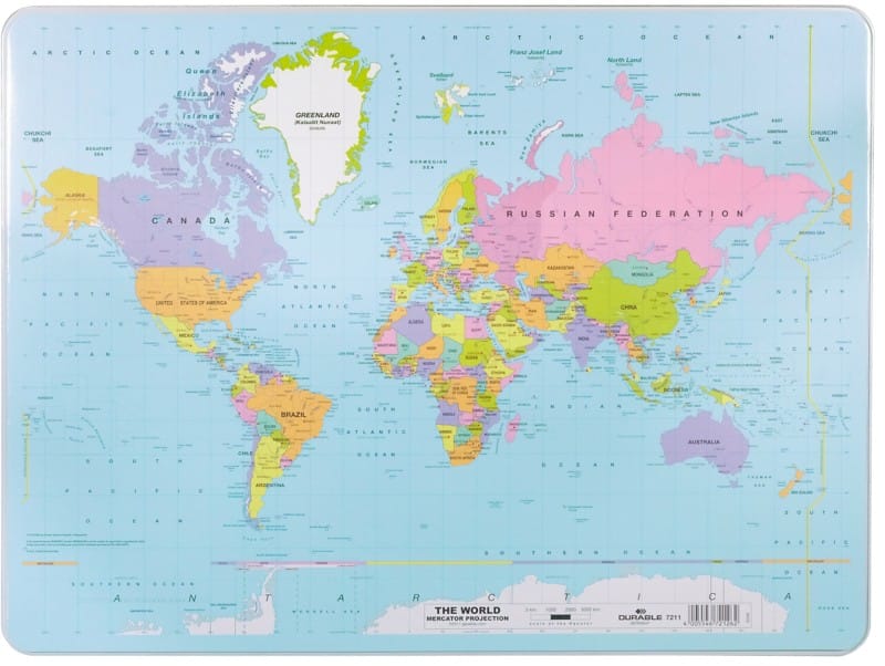 DURABLE Desk Mat PVC Multicolour 53 x 38 cm