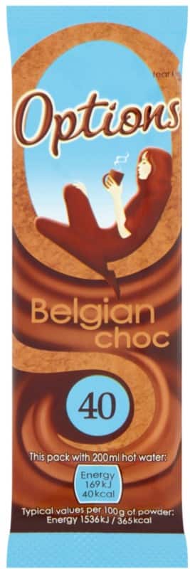 Options Hot Chocolate Pack of 100 