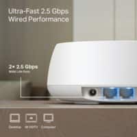 TP-LINK Deco BE25 Mesh Wi-Fi System 2x 2.5 GB Ethernet WLAN/LAN auto-sensing ports Pack of 3