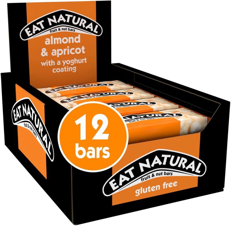 Eat Natural Snacks Almond, Apricot Breakfast Bar 40 g Pack of 12