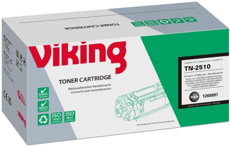 Viking TN-2510 Compatible Brother Toner Cartridge Black   