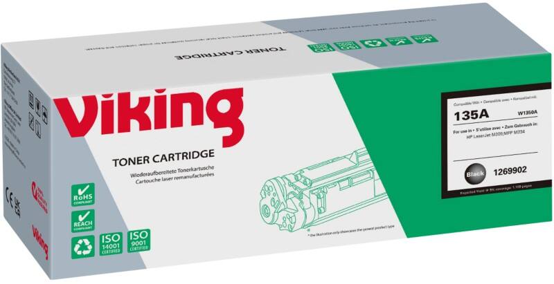 Viking W1350A Compatible HP Toner Cartridge Black   