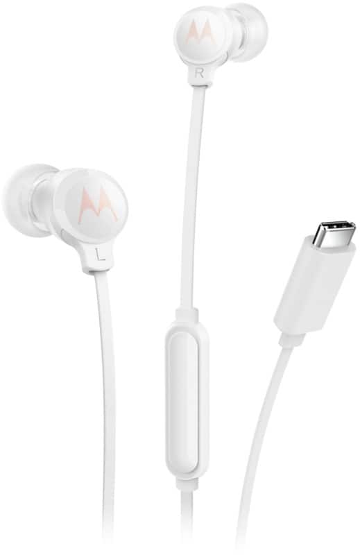 Motorola Wired Earbuds In-ear No With Microphone Stereo White