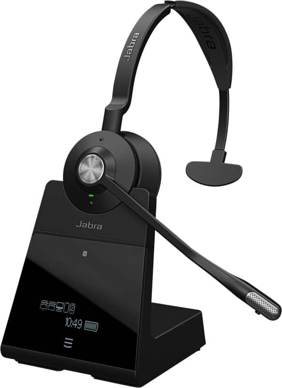 Jabra Engage 75 Wireless Headset Over-the-head With Bluetooth Passive Noise Cancelling With Microphone Mono Black
