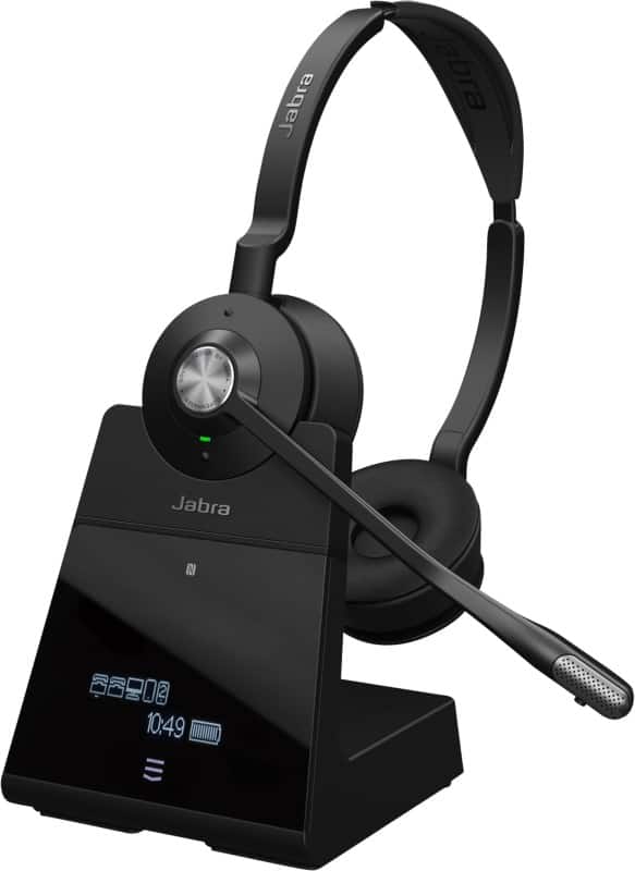 Jabra Engage Wireless Headset Over-the-head Bluetooth with Bluetooth With microphone Stereo 75 Black