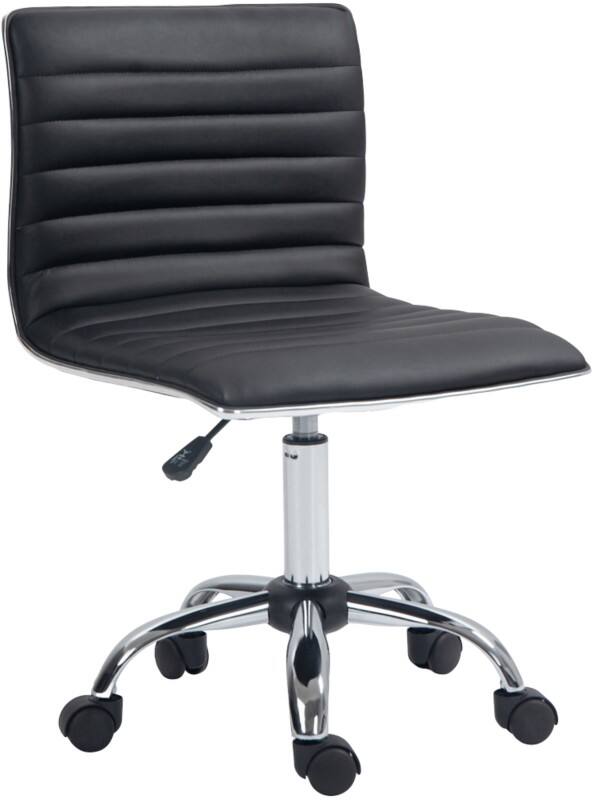 HOMCOM Office Chair Basic Tilt Black 120 kg 921-075V70BK 520 x 480 x 900 mm  