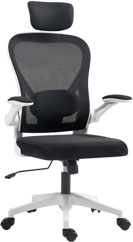 HOMCOM Office Chair Basic Tilt Fixed Armrest Black 120 kg 921-796V70BK 580 x 630 x 1,250 mm  