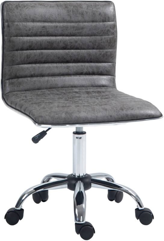 HOMCOM Office Chair Basic Tilt Grey 120 kg 921-075V71GY 520 x 480 x 900 mm  