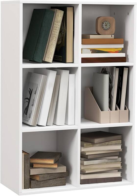 HOMCOM Particle Board Bookcase 655 x 300 x 975 mm