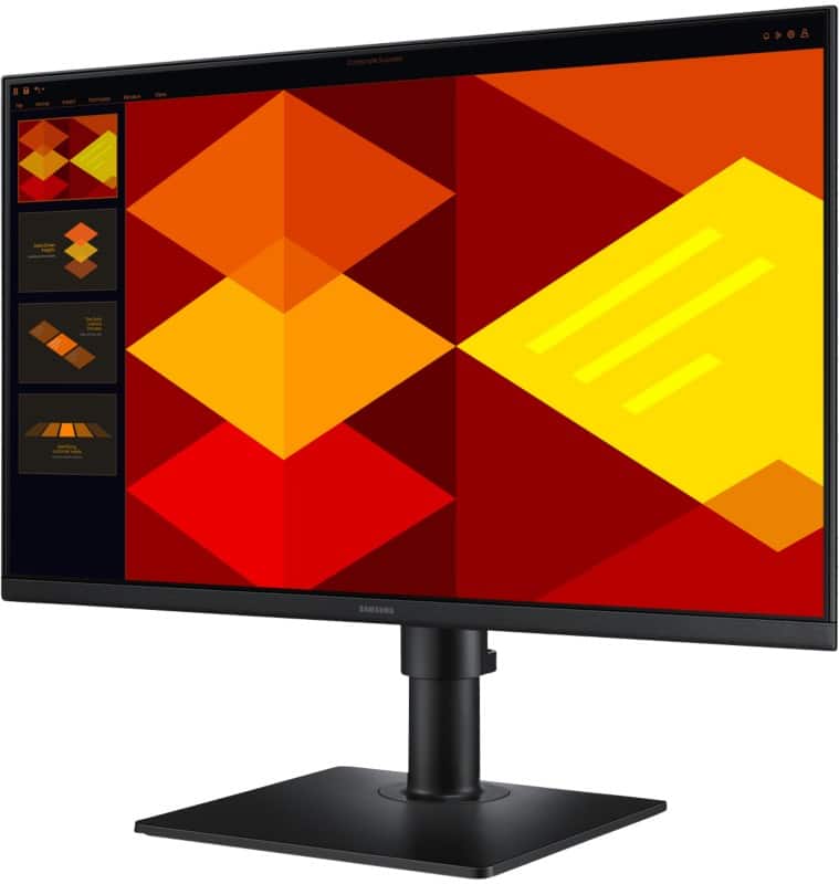 Samsung Essential 61 cm (24") LCD Monitor LS24D400GAUXXU Black