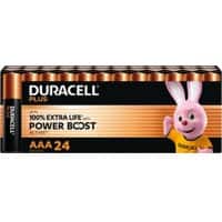 Duracell Batteries Plus Power Boost AAA LR03 Alkaline Pack of 24
