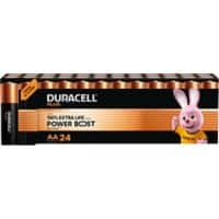 Duracell Batteries Plus Power Boost AA LR6 Alkaline Pack of 24