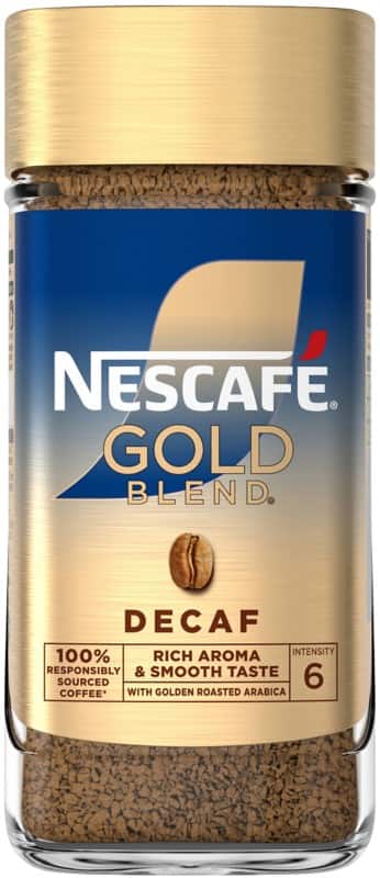Nescafé Gold Blend Rich & Smooth Decaffeinated Instant Coffee Jar 190 g