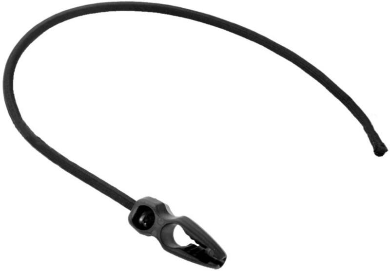 RACKSACK Bungee Fixing Loop Black Rubber