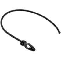 RACKSACK Bungee Fixing Loop Black Rubber