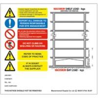 BEAVERSWOOD Weight Load Notice PVC (Polyvinyl Chloride) 22 cm