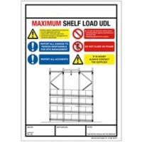 BEAVERSWOOD Weight Load Notice PVC 25.4 cm