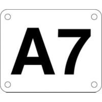 BEAVERSWOOD Aisle and Bay Sign 27 cm