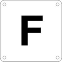 BEAVERSWOOD Aisle Marker Flat designed Pre-Drilled 30 cm