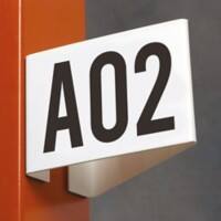 BEAVERSWOOD Aisle Sign Angled Design 13 cm