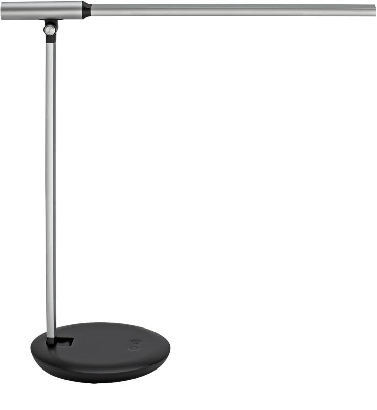 Maul MAULrubia LED Freestanding Dimmable Desk Lamp Silver Main 440 x 170 mm