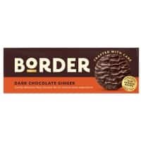 Border Biscuits Dark Chocolate Gingers 150 g Pack of 9