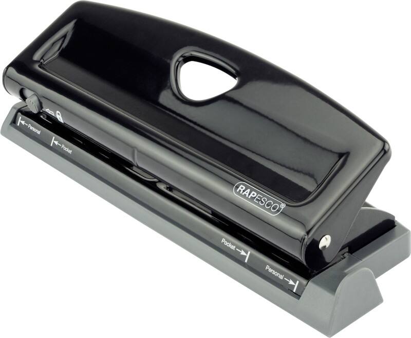 Rapesco Hole Punch 1725 Black 9 Sheets