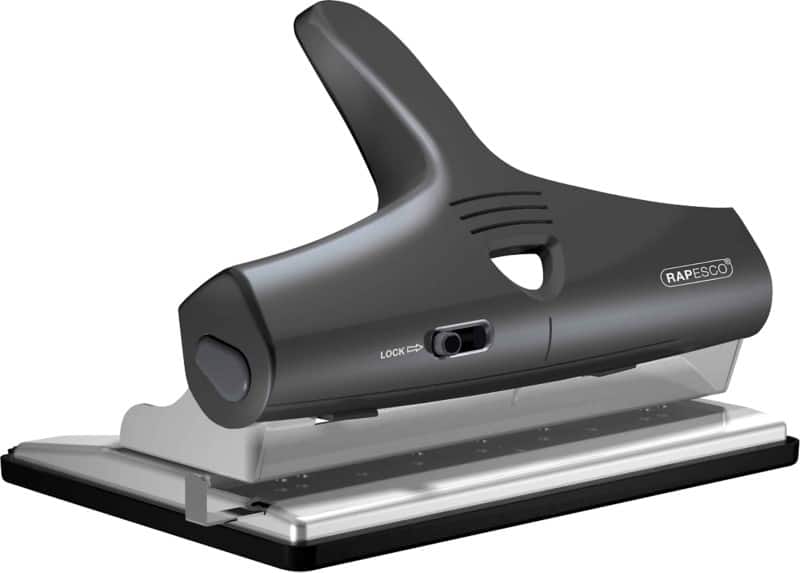 Rapesco Hole Punch 1205 Black, Silver 32 Sheets