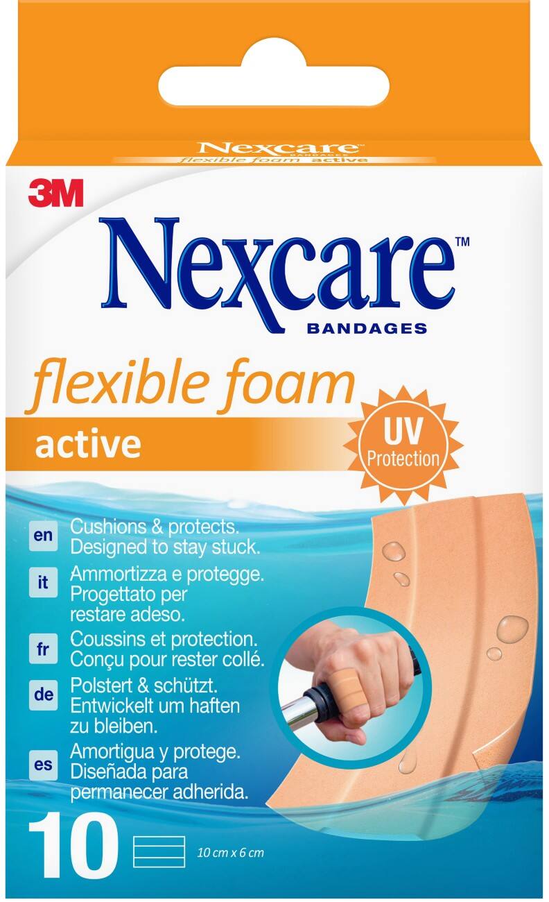 Nexcare Active Plaster 1.8 x 8 x 10.8 cm Pack of 10