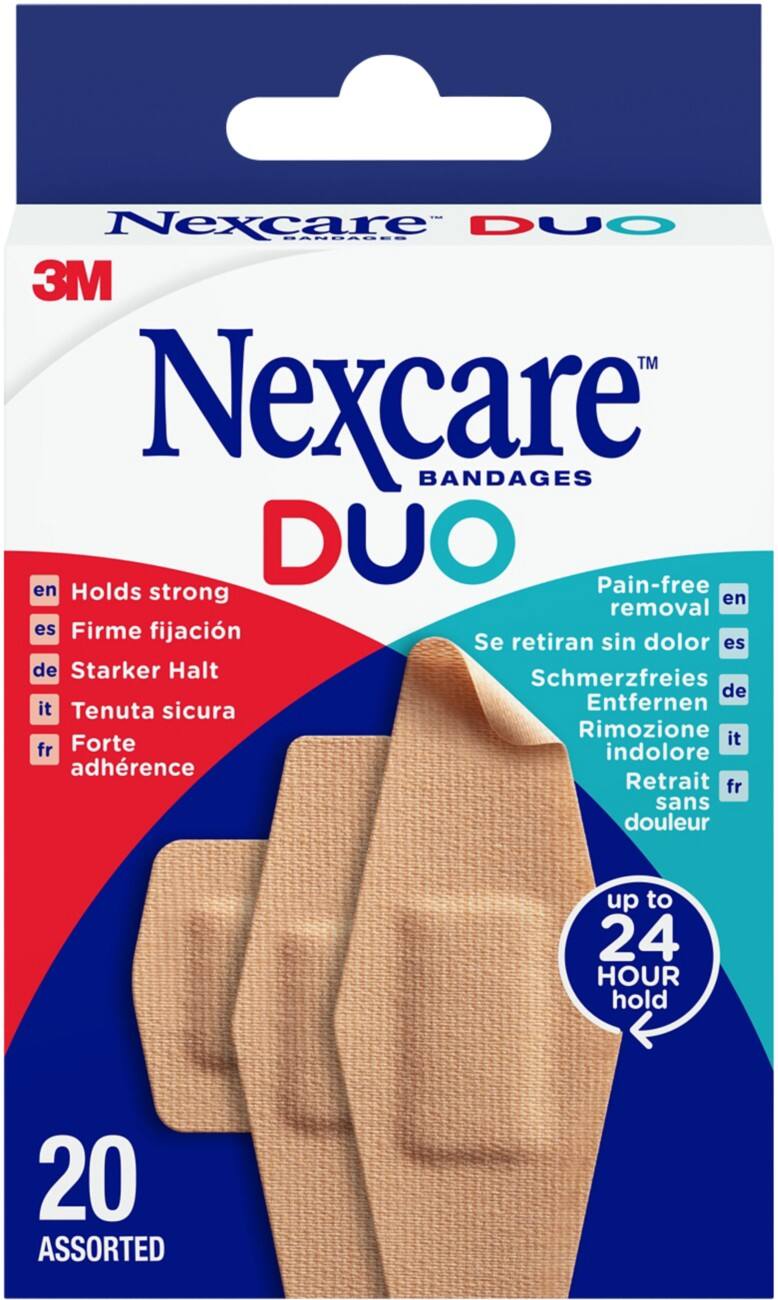 Nexcare Duo Plaster 1.8 x 8 x 13.2 cm Pack of 20
