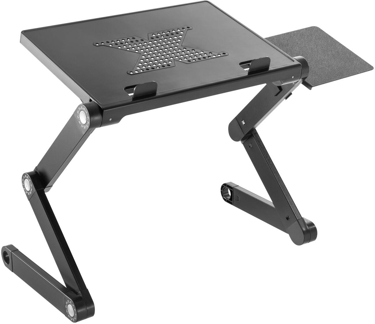 ProperAV Laptop Stand Height Adjustable 26 cm x 48 cm x 38 cm Black 961BP