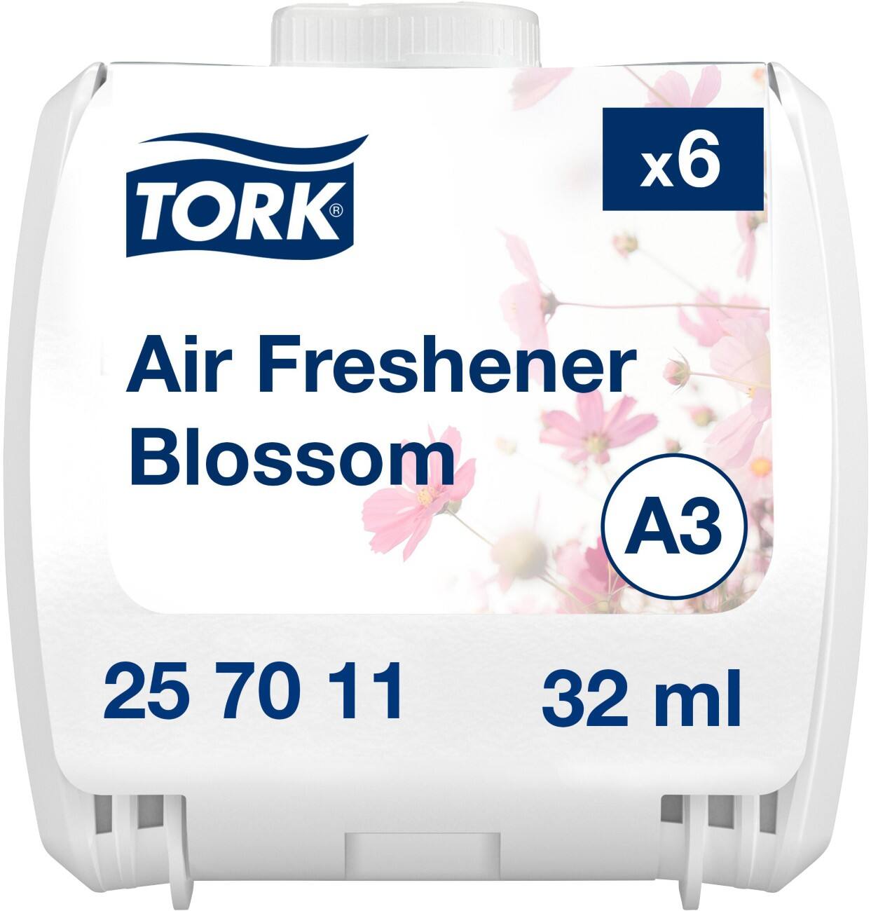 Tork Air Freshener Refill Liquid A3 Blossom Pack of 6 Pieces of 32 ml