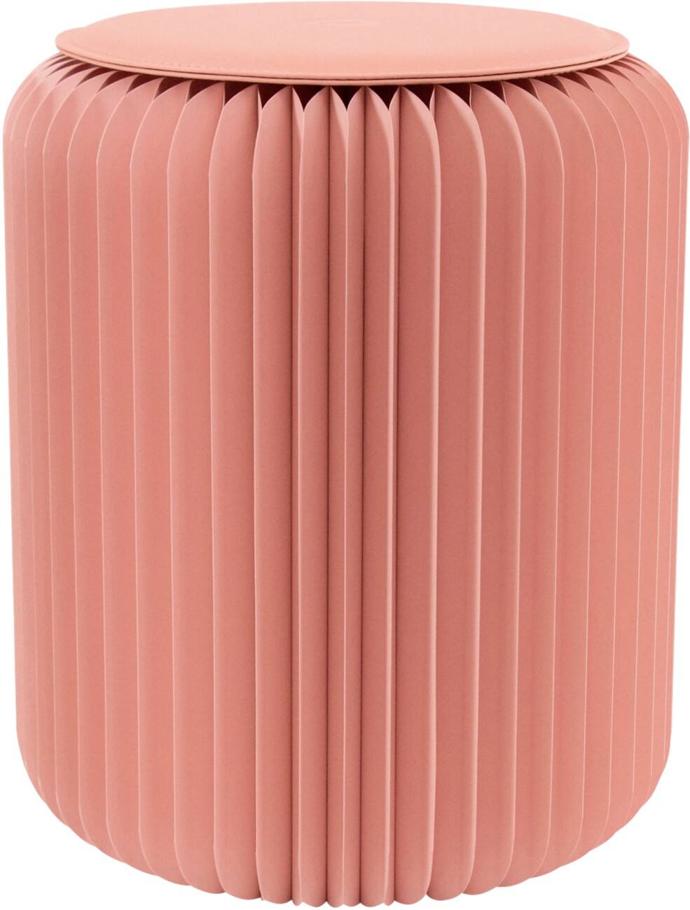 Paperflow Flexistool Stool Honeycomb Cardboard Non Height Adjustable Pink 420 x 300 x 300 mm