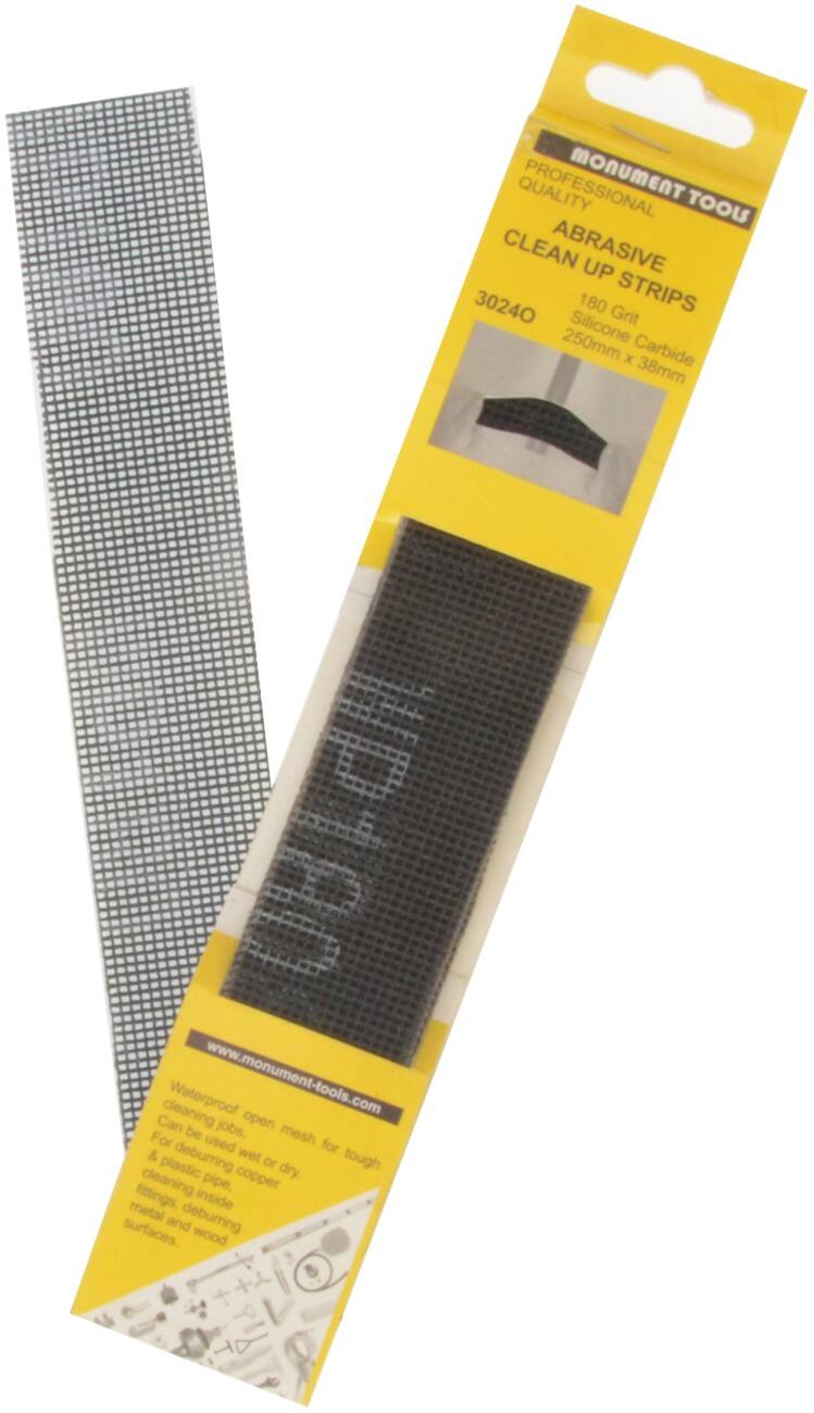 MONUMENT Abrasive strips 27.4 x 1.4 x 5.1 cm Pack of 10