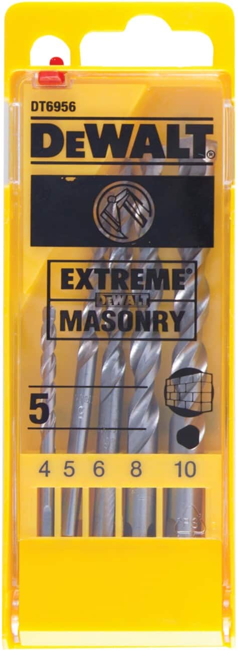 DeWALT Masonry Drill Bit Set DT6956-QZ Set of 5