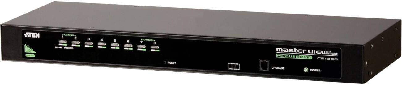 8-Port PS/2-USB VGA Rack Mountable KVM Switch
