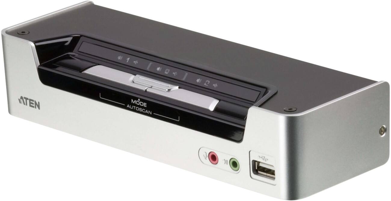 2-Port USB HDMI/Audio KVMP Switch