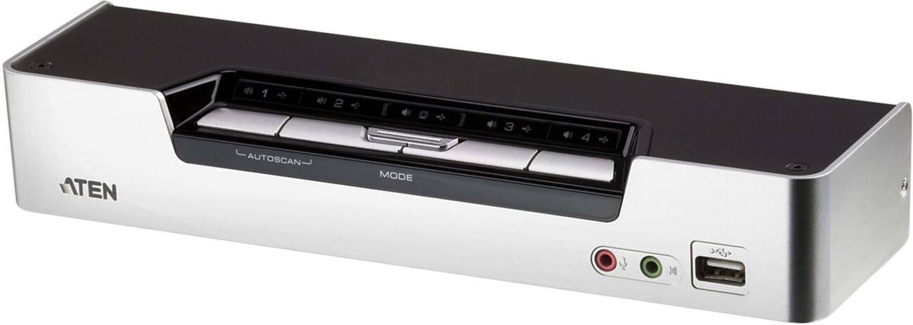 4-Port USB HDMI/Audio KVMP Switch